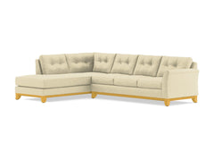 Marco 2pc Sectional Sofa :: Leg Finish: Natural / Configuration: LAF - Chaise on the Left