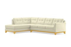 Marco 2pc Sleeper Sectional :: Leg Finish: Natural / Configuration: LAF - Chaise on the Left / Sleeper Option: Deluxe Innerspring Mattress