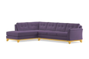 Marco 2pc Sectional Sofa :: Leg Finish: Natural / Configuration: LAF - Chaise on the Left