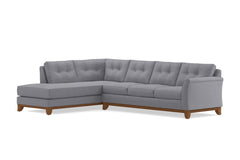 Marco 2pc Sectional Sofa :: Leg Finish: Pecan / Configuration: LAF - Chaise on the Left