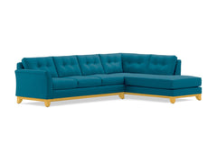 Marco 2pc Sectional Sofa :: Leg Finish: Natural / Configuration: RAF - Chaise on the Right