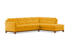 Marco 2pc Sectional Sofa :: Leg Finish: Pecan / Configuration: RAF - Chaise on the Right