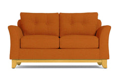 Marco Apartment Size Sleeper Sofa Bed :: Leg Finish: Natural / Sleeper Option: Deluxe Innerspring Mattress