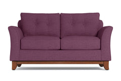 Marco Apartment Size Sleeper Sofa Bed :: Leg Finish: Pecan / Sleeper Option: Memory Foam Mattress