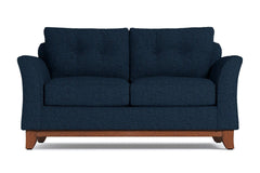 Marco Apartment Size Sleeper Sofa Bed :: Leg Finish: Pecan / Sleeper Option: Deluxe Innerspring Mattress