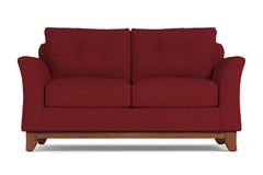 Marco Twin Size Sleeper Sofa Bed :: Leg Finish: Pecan / Sleeper Option: Deluxe Innerspring Mattress