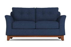 Marco Twin Size Sleeper Sofa Bed :: Leg Finish: Pecan / Sleeper Option: Deluxe Innerspring Mattress