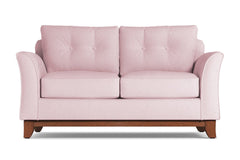 Marco Apartment Size Sleeper Sofa Bed :: Leg Finish: Pecan / Sleeper Option: Deluxe Innerspring Mattress