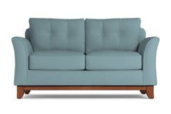 Marco Twin Size Sleeper Sofa Bed :: Leg Finish: Pecan / Sleeper Option: Deluxe Innerspring Mattress