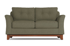 Marco Twin Size Sleeper Sofa Bed :: Leg Finish: Pecan / Sleeper Option: Deluxe Innerspring Mattress