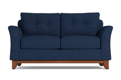 Marco Apartment Size Sleeper Sofa Bed :: Leg Finish: Pecan / Sleeper Option: Memory Foam Mattress