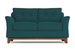 Marco Apartment Size Sleeper Sofa Bed :: Leg Finish: Pecan / Sleeper Option: Deluxe Innerspring Mattress