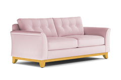 Marco Queen Size Sleeper Sofa Bed :: Leg Finish: Natural / Sleeper Option: Deluxe Innerspring Mattress