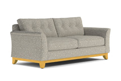 Marco Queen Size Sleeper Sofa Bed :: Leg Finish: Natural / Sleeper Option: Memory Foam Mattress