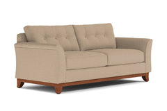 Marco Queen Size Sleeper Sofa Bed :: Leg Finish: Pecan / Sleeper Option: Deluxe Innerspring Mattress