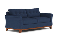 Marco Queen Size Sleeper Sofa Bed :: Leg Finish: Pecan / Sleeper Option: Memory Foam Mattress