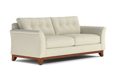 Marco Queen Size Sleeper Sofa Bed :: Leg Finish: Pecan / Sleeper Option: Deluxe Innerspring Mattress