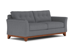 Marco Queen Size Sleeper Sofa Bed :: Leg Finish: Pecan / Sleeper Option: Deluxe Innerspring Mattress