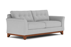 Marco Queen Size Sleeper Sofa Bed :: Leg Finish: Pecan / Sleeper Option: Memory Foam Mattress