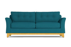 Marco Queen Size Sleeper Sofa Bed :: Leg Finish: Natural / Sleeper Option: Deluxe Innerspring Mattress