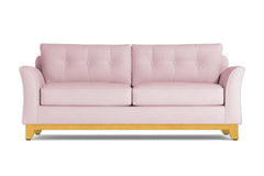 Marco Queen Size Sleeper Sofa Bed :: Leg Finish: Natural / Sleeper Option: Memory Foam Mattress