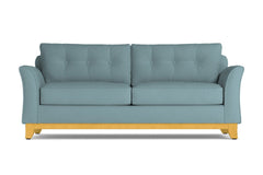 Marco Queen Size Sleeper Sofa Bed :: Leg Finish: Natural / Sleeper Option: Memory Foam Mattress