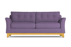 Marco Queen Size Sleeper Sofa Bed :: Leg Finish: Natural / Sleeper Option: Memory Foam Mattress