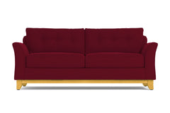 Marco Queen Size Sleeper Sofa Bed :: Leg Finish: Natural / Sleeper Option: Memory Foam Mattress