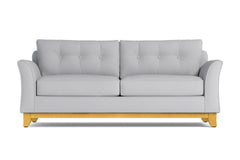 Marco Queen Size Sleeper Sofa Bed :: Leg Finish: Natural / Sleeper Option: Memory Foam Mattress