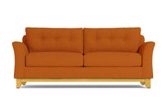 Marco Queen Size Sleeper Sofa Bed :: Leg Finish: Natural / Sleeper Option: Memory Foam Mattress