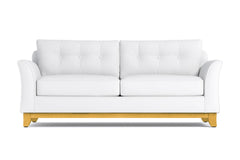 Marco Queen Size Sleeper Sofa Bed :: Leg Finish: Natural / Sleeper Option: Memory Foam Mattress