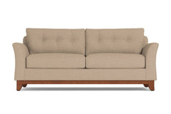 Marco Queen Size Sleeper Sofa Bed :: Leg Finish: Pecan / Sleeper Option: Memory Foam Mattress