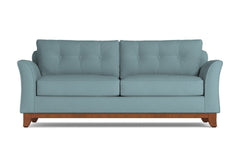 Marco Queen Size Sleeper Sofa Bed :: Leg Finish: Pecan / Sleeper Option: Deluxe Innerspring Mattress