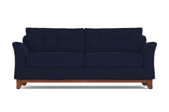 Marco Queen Size Sleeper Sofa Bed :: Leg Finish: Pecan / Sleeper Option: Memory Foam Mattress