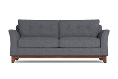 Marco Queen Size Sleeper Sofa Bed :: Leg Finish: Pecan / Sleeper Option: Memory Foam Mattress
