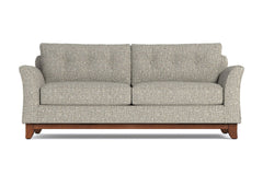 Marco Queen Size Sleeper Sofa Bed :: Leg Finish: Pecan / Sleeper Option: Deluxe Innerspring Mattress