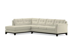 Marco 2pc Sleeper Sectional :: Leg Finish: Espresso / Configuration: LAF - Chaise on the Left / Sleeper Option: Deluxe Innerspring Mattress