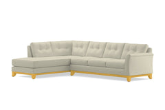 Marco 2pc Sleeper Sectional :: Leg Finish: Natural / Configuration: LAF - Chaise on the Left / Sleeper Option: Memory Foam Mattress