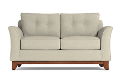 Marco Apartment Size Sleeper Sofa Bed :: Leg Finish: Pecan / Sleeper Option: Deluxe Innerspring Mattress