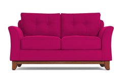 Marco Apartment Size Sleeper Sofa Bed :: Leg Finish: Pecan / Sleeper Option: Memory Foam Mattress