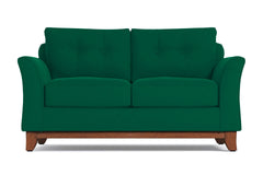 Marco Twin Size Sleeper Sofa Bed :: Leg Finish: Pecan / Sleeper Option: Deluxe Innerspring Mattress