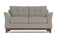 Marco Twin Size Sleeper Sofa Bed :: Leg Finish: Pecan / Sleeper Option: Deluxe Innerspring Mattress