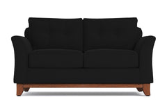 Marco Apartment Size Sleeper Sofa Bed :: Leg Finish: Pecan / Sleeper Option: Deluxe Innerspring Mattress