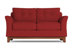 Marco Apartment Size Sleeper Sofa Bed :: Leg Finish: Pecan / Sleeper Option: Deluxe Innerspring Mattress