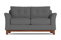 Marco Twin Size Sleeper Sofa Bed :: Leg Finish: Pecan / Sleeper Option: Memory Foam Mattress