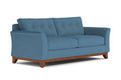 Marco Queen Size Sleeper Sofa Bed :: Leg Finish: Pecan / Sleeper Option: Deluxe Innerspring Mattress