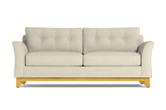 Marco Queen Size Sleeper Sofa Bed :: Leg Finish: Natural / Sleeper Option: Memory Foam Mattress