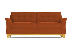 Marco Queen Size Sleeper Sofa Bed :: Leg Finish: Natural / Sleeper Option: Memory Foam Mattress