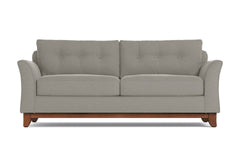 Marco Queen Size Sleeper Sofa Bed :: Leg Finish: Pecan / Sleeper Option: Memory Foam Mattress