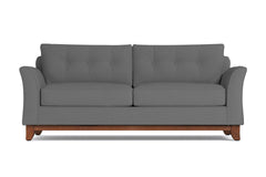 Marco Queen Size Sleeper Sofa Bed :: Leg Finish: Pecan / Sleeper Option: Memory Foam Mattress